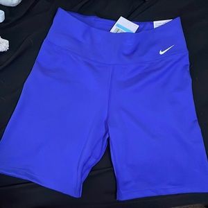blue nike shorts